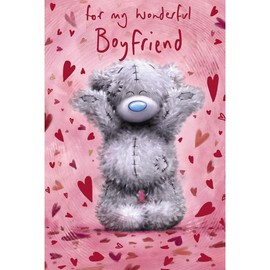 Me To You Bear Wonderful Boyfriend Softly Drawn Valentine's Day Card