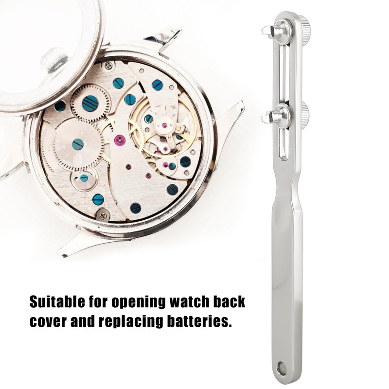 Adjustable Professional Watch Back Case Opener Cover Repair Wrench Remover