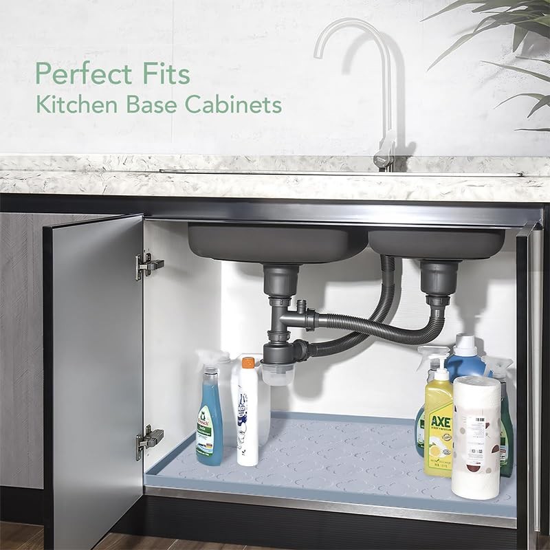 Under Sink mat for Kitchen Waterproof 17"×12.6"
