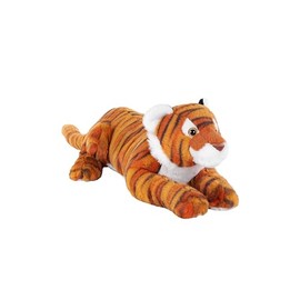Wild Republic Earthkins Tiger, Stuffed Animal, 15 Inches, Plush Toy, Fill is Spun Recycled Water Bottles, Eco Friendly