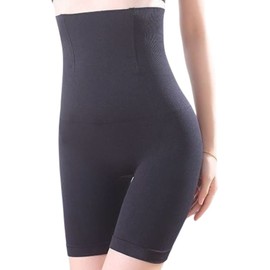 Plus Nao Long Girdle, High Waist, Body Shaping, 4 Bones, Large Size, Inner Shorts, Women's, Women's, Solid Color, Non, black (black 19-3911tcx), 3XL