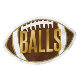 Slant Die-Cut Football Shape Balls Paper Napkins