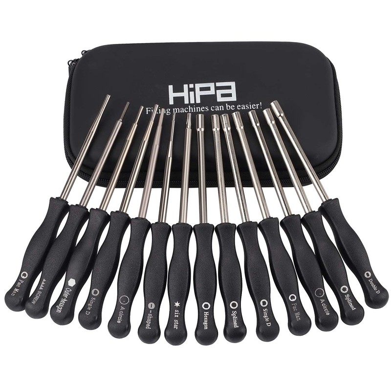 Hipa Pack-of-14 Carburetor Adjustment Tool + RPM Tachometer Hour Meter