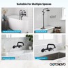 gotonovo Clawfoot Tub Adapter 3-3/8 Inch Adjustable Swing Arms for