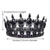 Queen Crown Rhinestone Wedding Crowns and Tiaras for Women Costume