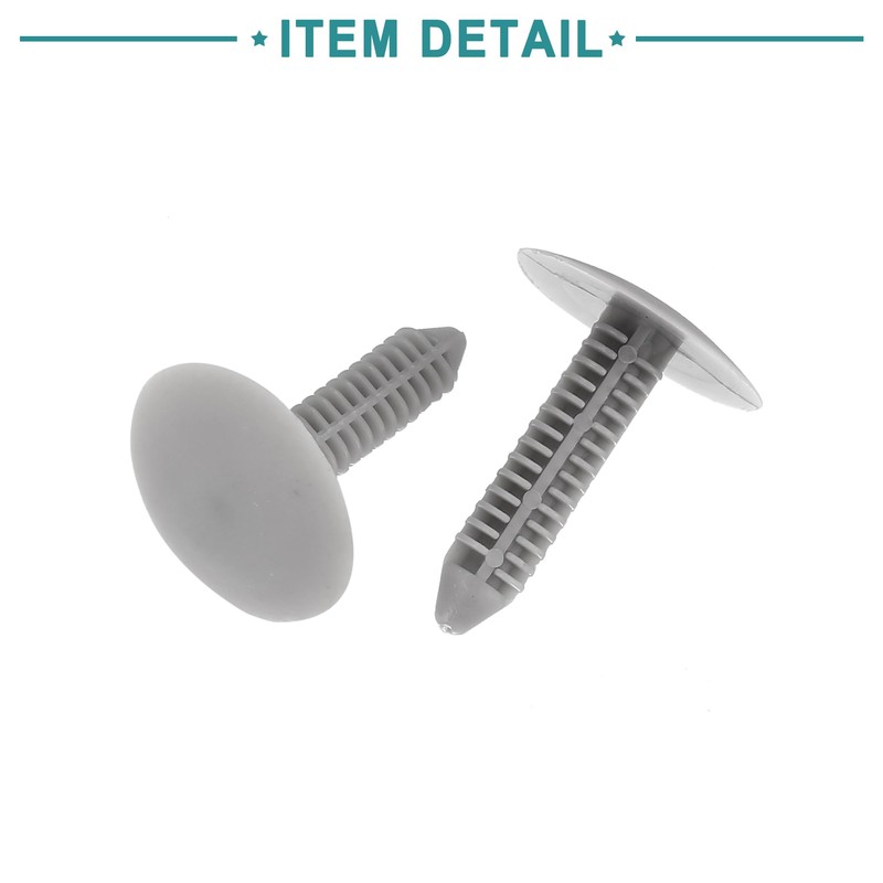 ACROPIX Universal 6.5mm Hole Diameter Plastic Rivet Fasteners Fender Bumper