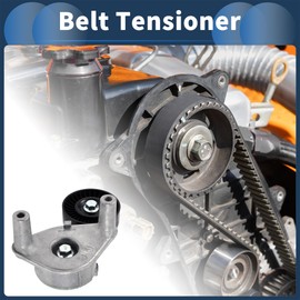 X AUTOHAUX Belt Tensioner Drive Belt Tensioner Pulley Assembly for Hyundai Sonata 1999-2005 V6 2.7L Serpentine No.2528137101 Metal 1 Pc