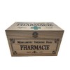 khevga Storage Box with Lid: Wooden Box Medication Decoration (25