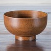 J-kitchens Miso Soup Bowl, Heat Resistant, 110 Meters, Wood Style,