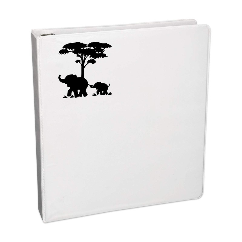 Mom and Baby Elephant Sticker Decal Notebook Car Laptop 5"