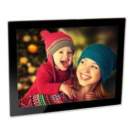 Adventa Picture Frames 6x8 Glass Photo Frames (Black) Ideal Wall Art for Prints & Photos