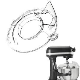 Ausgießerschutz für Kitchen Aid Standmixer (4,5-5 QT Edelstahlschüsselheber) - Spritzschutz & Schüsselschutz, unverzichtbares KitchenAid Mixer-Zubehör