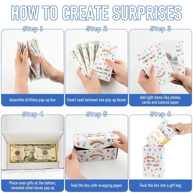 Exploding Gift Box Birthday Surprise Explosion Box Surprise Box Pop
