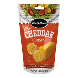 Mrs. Cubbison's Cheese Crisps, Cheddar, Cheddar Cheese Crisps, 1.98 ounce (pack of 1)