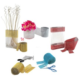 First to act tactical Diamond Rhinestone Mesh Ribbon Supreme Quality Sparkling Bling Wrap Ribbon Bulk DIY Roll for Arts Crafts Party Decorations, 24 Rows, 1 Roll (Black, 4.75in x 10yards)