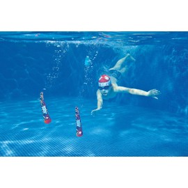 Zoggs Kids Dive Balls Sinking, Pool Game Water Toy, Multi-coloured, 55 Mm