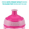 Nuby Printed Kids Pop Up Sipper Water Bottle, Colors May