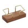 PATIKIL Business Card Holder for Desk, Wood Business Card Holders