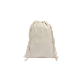 Pack of 100 8x10 inches 100% Cotton Canvas Reusable Produce Bags – Multipurpose Drawstring Storage Pouch for Everyday Use