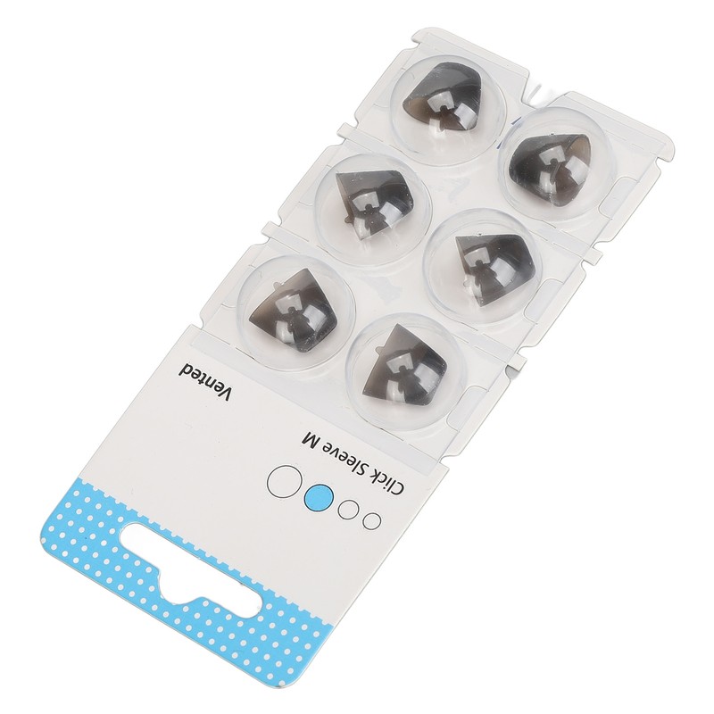 6pcs Silicone Click Sleeve Accessory Protect Ears Washable Sound Amplifier