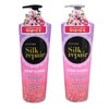 Elastine Silk Repair Perfect Shining Cherry Blossom 550ML Shampoo & Conditioner Bathroom Supplies - TJ Shampoo 2ea