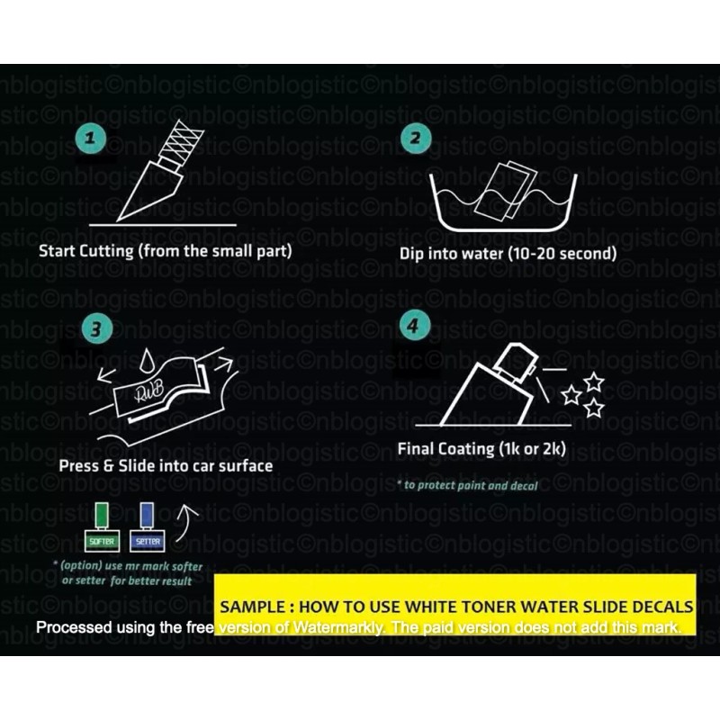 Hot Wheels T1 PANEL BUS Custom Universal WaterSlide Decal for