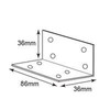 Yawata Screws, L-Shaped Metal Fittings, 2 x 4 Material, For
