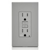Leviton GFCI Weather-Resistant Outlet, 15 Amp, Self Test, Tamper-Resistant with