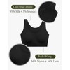 LilySilk One-Size-Fits-Most Classic Wireless Silk Bra Super Comfort Detachable Fill-in