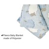 E&A Distribution Limited Baby Blanket for Newborn Soft Fleece Baby
