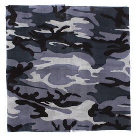 Zac's Alter Ego Army Camouflage Bandana, Neckerchief 100% Cotton
