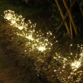 Fireworks light warm white