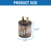 12V 3 Pin Electronic LED Flasher Relay Round Heavy Duty