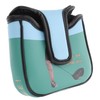 Gatuida Golf Putter Cover Square PU Leather Headgear for Mallet