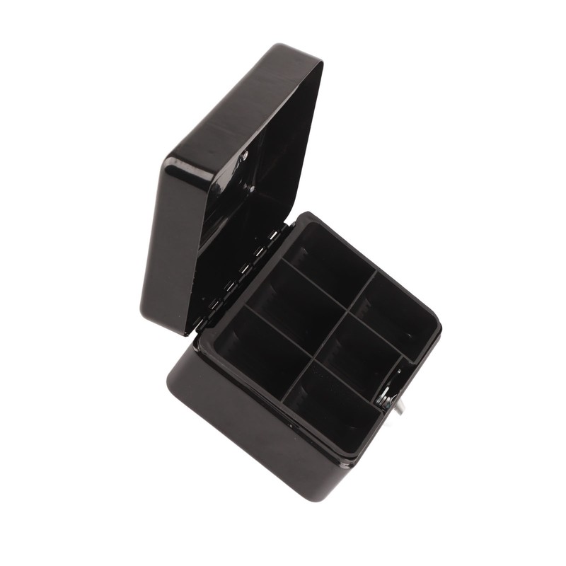 Metal Cash Box 6 Compartments High Safety Money Box with