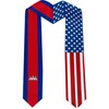 2025 Cambodia Flag and USA Flag Graduation Stole Graduation Sash