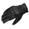 Komine GK-252 Protective Goat Leather Gloves for Motorcycles, Black, XL