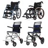 Front Wheelchair Wheel 10x2inch Polyurethane Solid Rollator Walker Replacement Caster