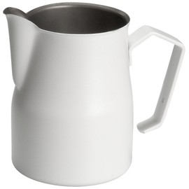 Motta Europa Milk Jug, Professional Non-Stick (11.8-Floz, White)