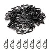 Hang Ups 25 Black Mini Plastic Gutter Hooks, Outdoor Light