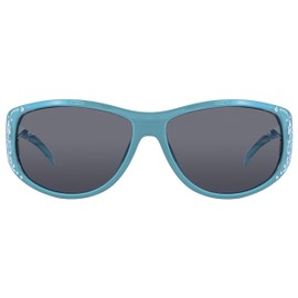 Polarized Sunglasses for Women - Premium Fashion Sunglasses - HZ Series Chic Womens Designer Sunglasses (Tranquil Turquoise, Dark Smoke)