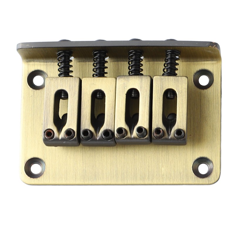 4 String Guitar Bridge Ukulele Bass Metal Bridge Replacement for