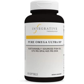Integrative Therapeutics Integrative Therapeutics Pure Omega Ultra HP 1392 mg- Omega-3 Fatty Acid Supplement from Fish Oil - Supplement with EPA and DHA - Gluten-Free - Sustainably Sourced - 90 Softgels
