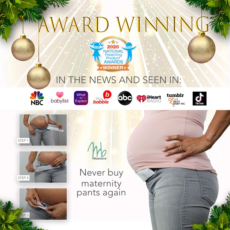 MAEBAND Maternity Belly Band for Pregnant Women — Instantly Extend