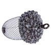 HOMESCAPES High Quality Metal Maple Bird Feeder 14 x 14