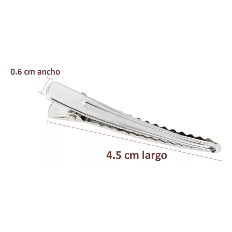 Selanusa Pinza Broche Pico De Garza Para Cabello 4.5 Cm