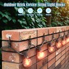 Lewufe Stainless Steel Brick Wall Clips, Brick Hooks Clamp Outdoor