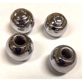 YET MAGIC 8-BALL METAL CAR WHEEL TIRE RIMS VALVES DUST STEMS AIR CAPS  V-208S