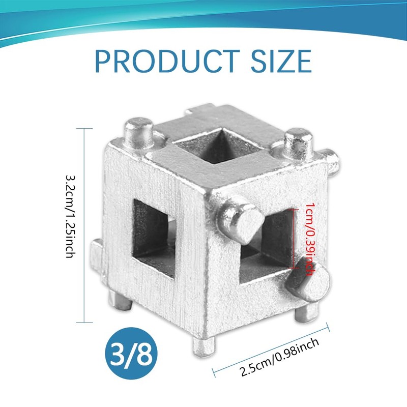 Lyxheth Cube Brake Caliper Compression Tool, Caliper Piston Compressor Tool,
