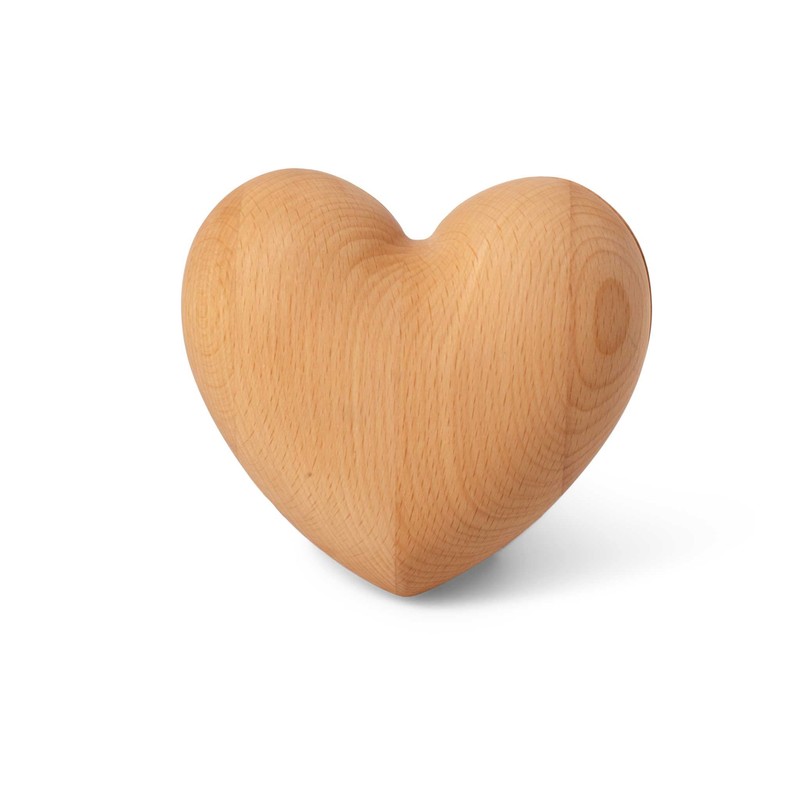 Spring Copenhagen Heart Bowl Wooden Heart Tin Mencke & Vagnby